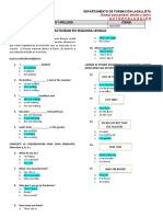 Actividad en Segunda Lengua: Present Continuous