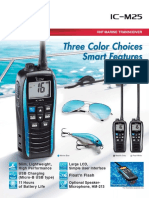 Three Color Choices Smart Features: VHF Marine Transceiver