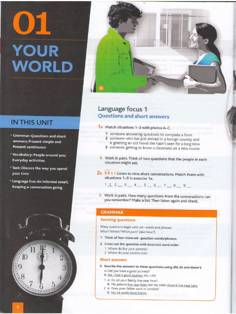 Cutting Edge Intermediate Unit 1 PDF