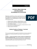 Planning Process For Centralized Foodservice Systems