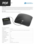 CP-8831-K9 Datasheet: Quick Specs