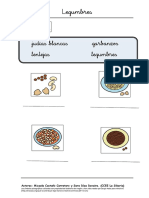 Legumbres Copia y Escribe La Palabra