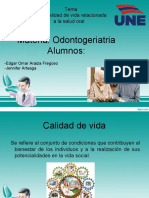 Calidad de Vida, Odontogeriatria