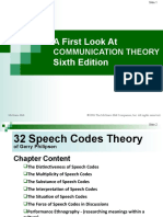 A First Look at Sixth Edition: Communication Theory