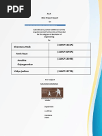 Shantanu Naik (118CP1163A) (118CP1049A) (118CP1334B) : AAA Mini Project Report