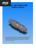 Evil Detonator: Owner'S Manual