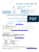 Material Safety Data Sheet Argan Oil With Oud