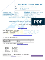 Material Safety Data Sheet Argan Hair Oil