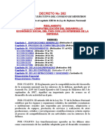 Decreto 262-1999 (Compatibilizacion)