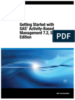 Getting Started With SAS Activity-Based Management 7.2, Second Edition