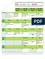 semana de  31 de maio a 4 de junho