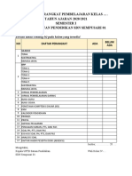 Daftar Perangkat Kelas 4