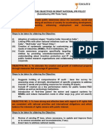 Highlights of the objectives in draft national IPR policy_(Shared by N. Nachiketa)