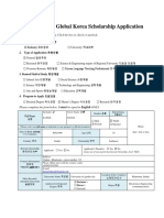 FORM 1. 2021 Global Korea Scholarship Application: Please Check ( ) The Following. Click The Box To Check or Uncheck