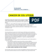 Cancer de Col Uterin
