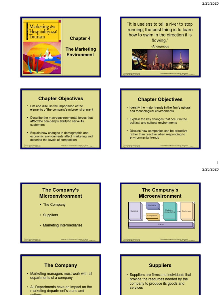 Kotler, Bowen & Makens CH 04 PDF Marketing Tourism