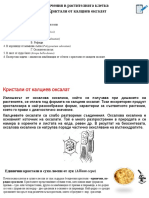 02 Включения в растителната клетка - кристали от калциев оксалат