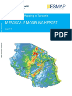 Esoscale Odeling Eport: Wind Resource Mapping in Tanzania
