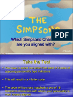 Simpsons Personality Types - Slides