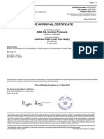 Type Approval Certificate: ABB AB, Control Products