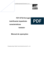 FDT-0732 óleo de ferrugem teste manual