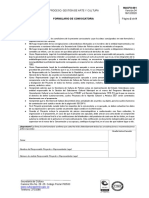 Proceso: Gestión de Arte Y Cultura Formulario de Convocatoria MACFO-001 Versión.04 16/12/2020 Página 2 de 9