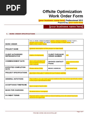 _Offsite Optimization Work Order Form