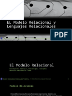 Modelo y Lenguajes Relacionales