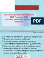 Aplicaciones Prácticas Del Refrigerante R290 Propano y R600 Isobutano en Sistemas Herméticos Pequeños