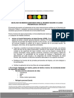 Regreso A Clases Presenciales Edomex: Decálogo de Medidas Sanitarias