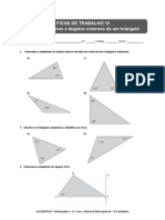 Ângulos Internos e Ângulos Externos de Um Triângulo