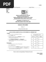 SPM Percubaan 2008 SBP English Language Paper 2