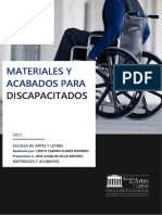 Informe Acabados para Discapacitados