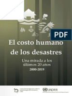 UNDRR - 2020 - El Costo Humano de Los Desastres 2000-2019