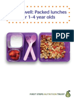 Eating Well: Packed Lunches For 1-4 Year Olds