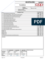 Foundation inspection checklist