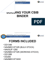 Building A Csib Binder