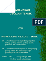 Dasar Geologi Teknik