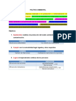 Política Ambiental Lacteos ABC