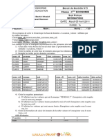 Devoir de Contrôle N°3 - Informatique - Bac Economie & Gestion (2010-2011) Mr youssef kamoun   1
