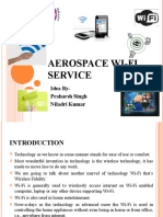 Aerospace Wi-Fi Service: Idea By-Praharsh Singh Niladri Kumar