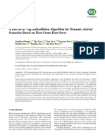 Research Article: A Fast RFID Tag Anticollision Algorithm For Dynamic Arrival Scenarios Based On First-Come-First-Serve