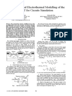 2007-Behavioural and Electrothermal Modelling of The
