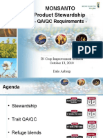 Monsanto Trait QA Requirements2010