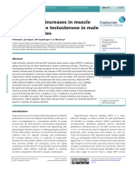 HIIT Produces Increases in Muscle Power and Free Testosterone in Male Masters Athletes