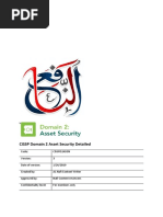 CISSP Domain 2 Asset Security Detailed