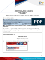 Activities Guide and Evaluation Rubric - Unit 1 - Task 2 - Writing Production (4)