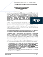 Universidad Nacional de Ingeniería: Seguna Practica Calificada