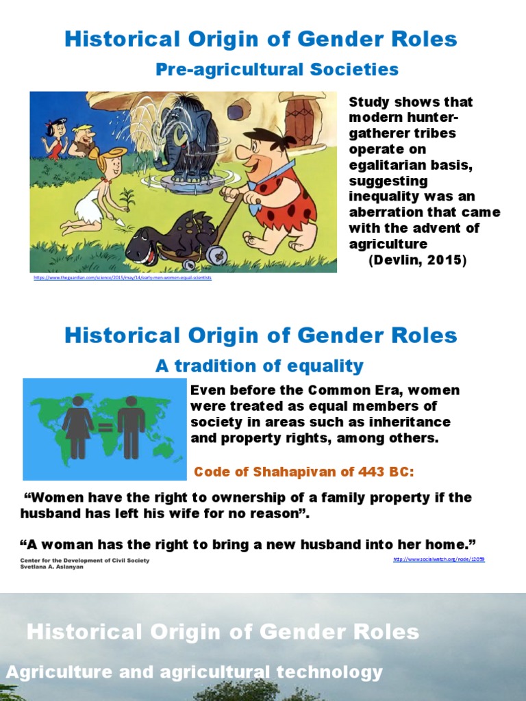 Evolution of Gender Roles in History | PDF | Wife | Inheritance
