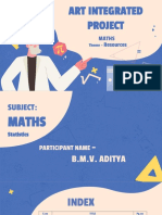 Art Integrated Project Maths